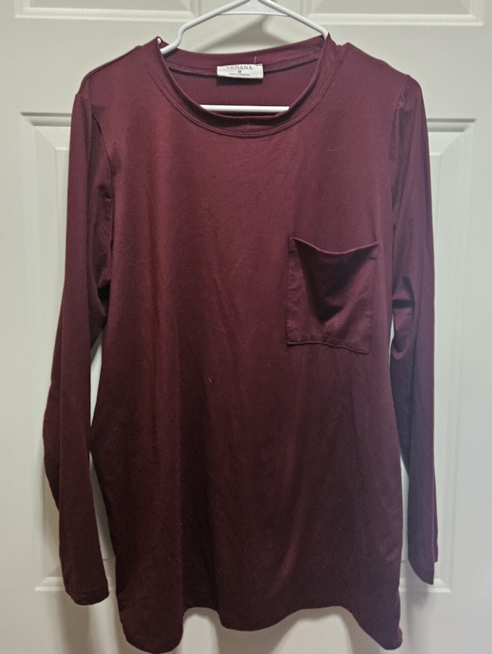 Zenana Butter Soft Long Sleeve Pocket Tee